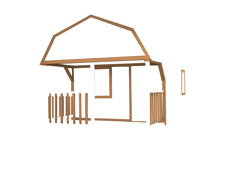 Standard Lofted Cabin with Cedar Trim