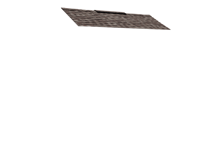 garden shed with grey roof