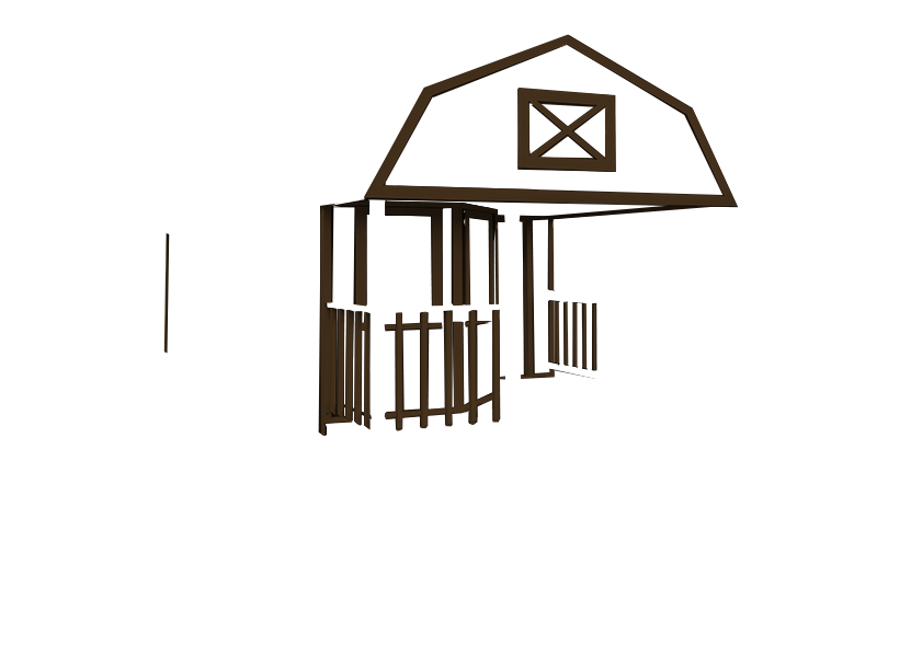 premium lofted cabin brown trim