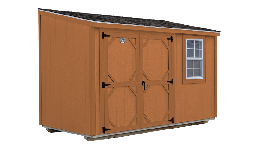 Slimshed with cedar siding