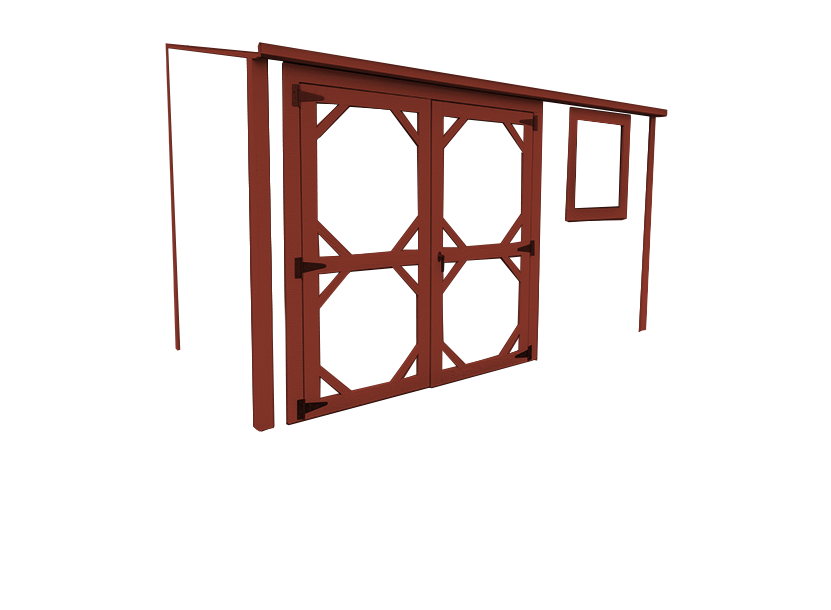 slimshed with red trim