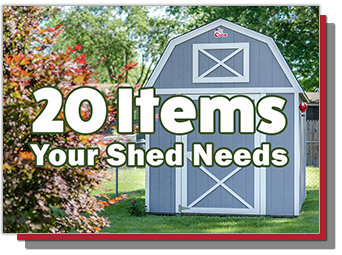 20 Items Your Shed Needs