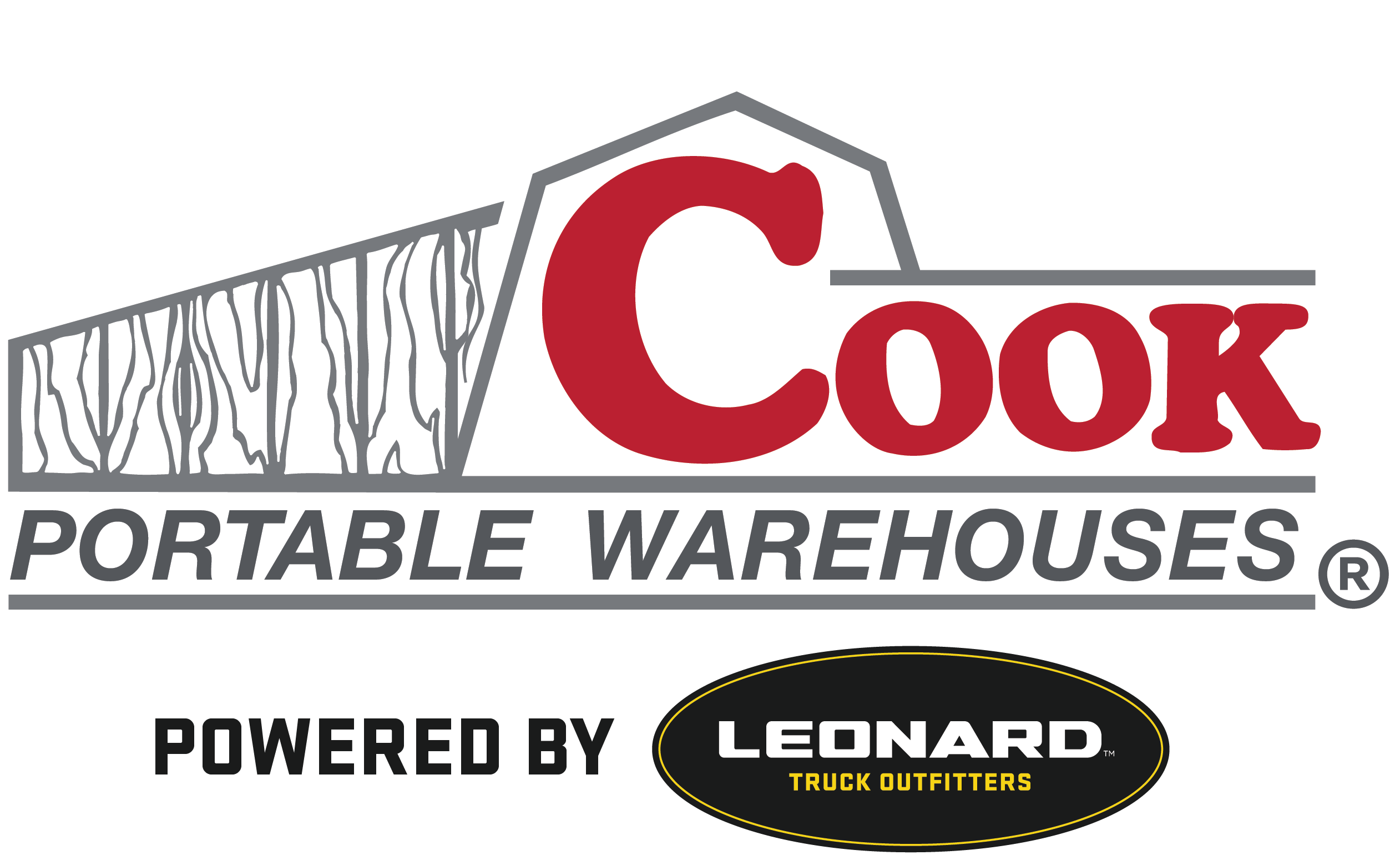 Cook Portable Warehouses Part of the Leonard Family Main Logo