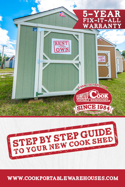 Step by Step Guide to Your New Cook Shed