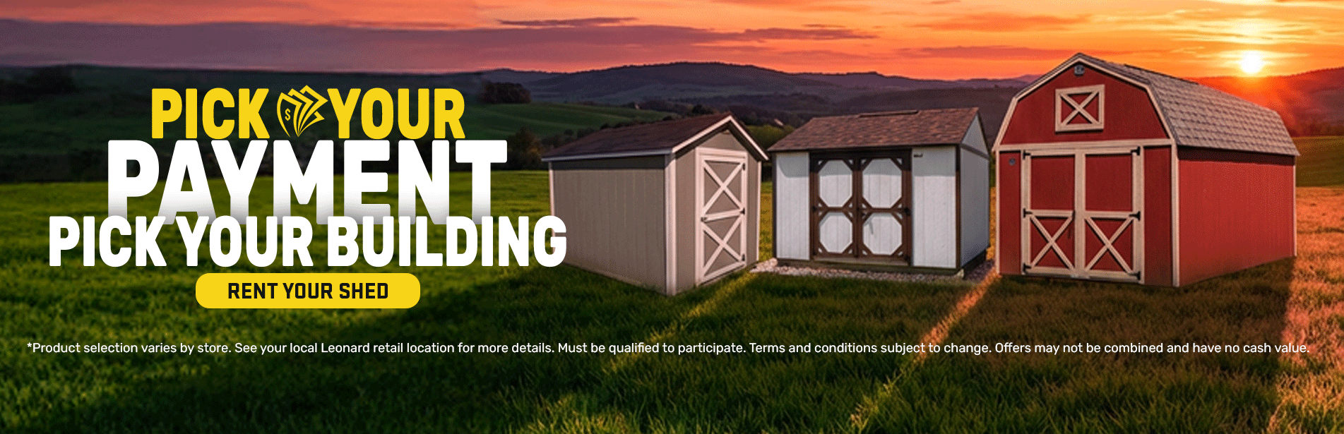 Promotion for Pick Your Building, Pick Your Payment