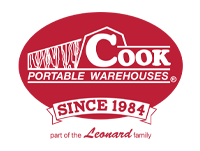 Cook Portable Warehouses Part of the Leonard Family Main Logo