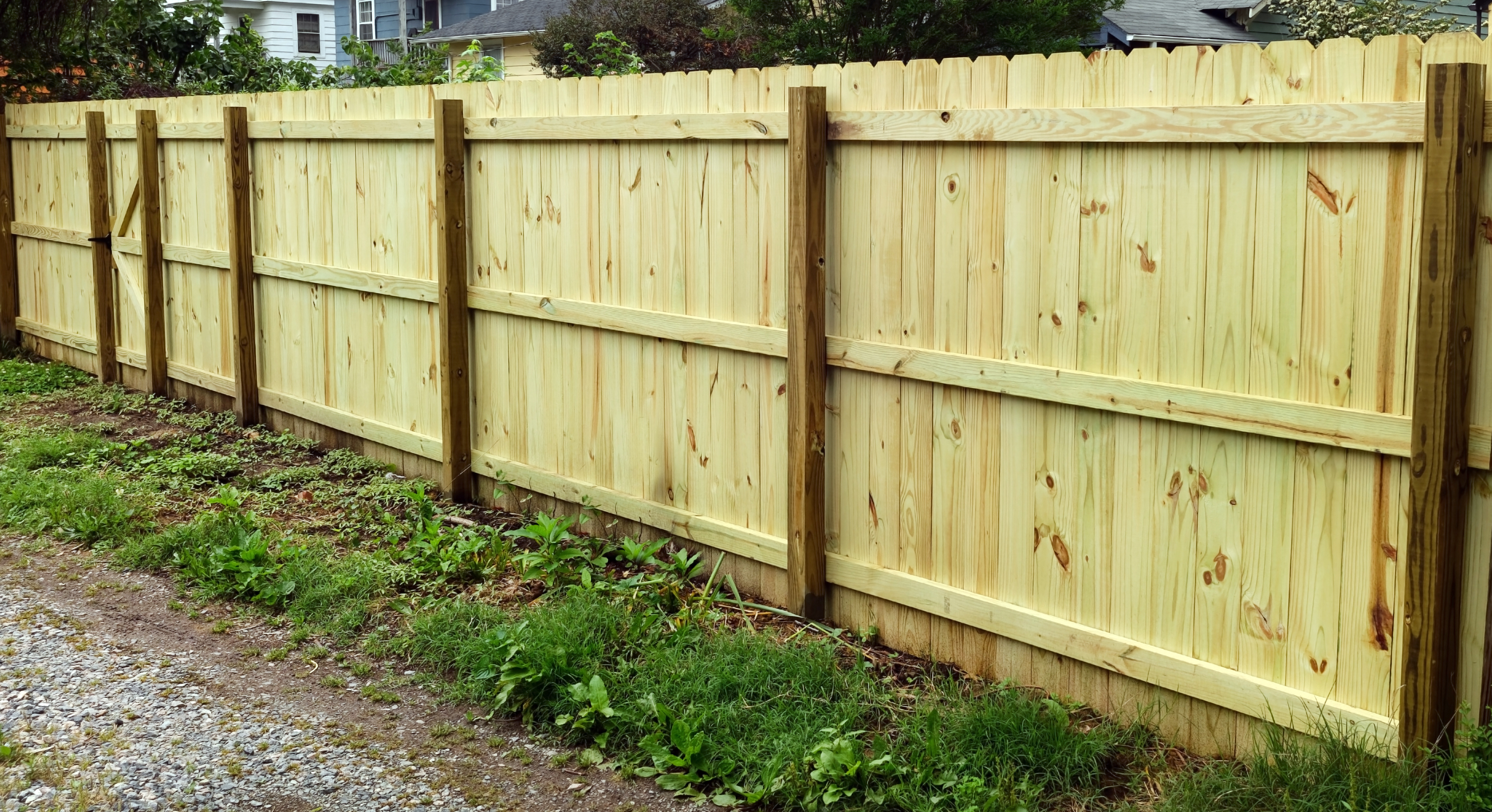 Build a backyard fence