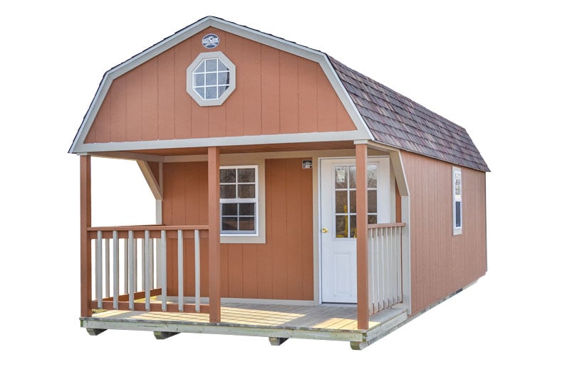 Premium Lofted Cabin Style from Cook Portable Warehouses