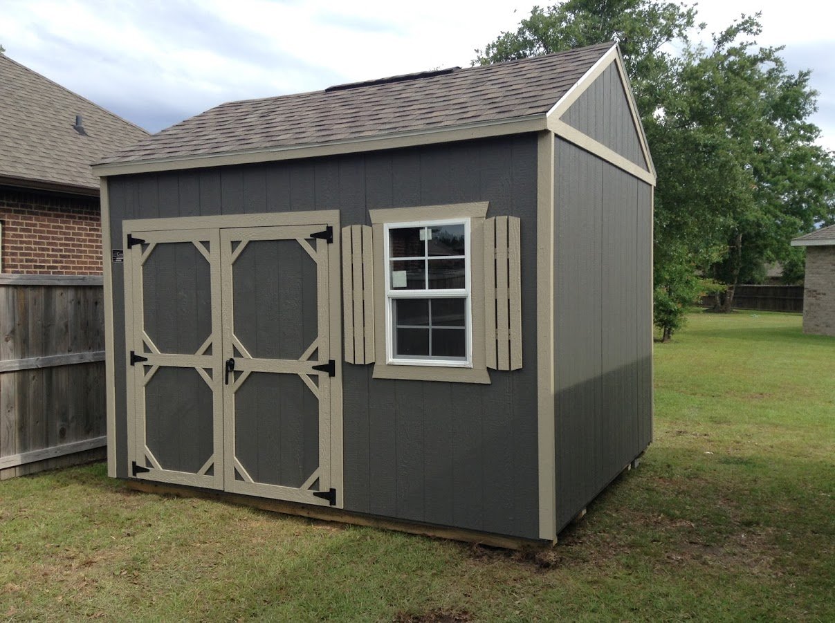 Grey Utility Cook Shed 