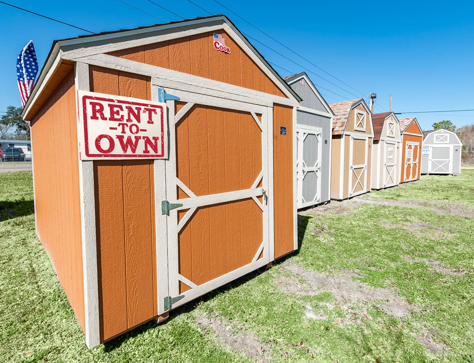 Rent to Own a Cook Shed 